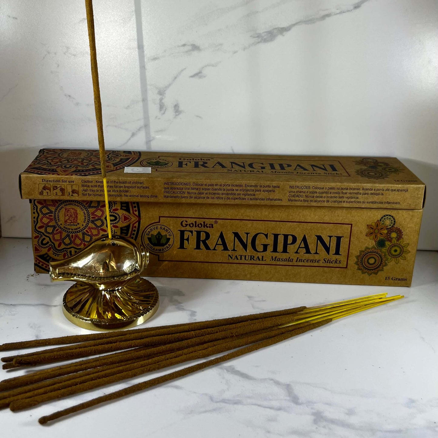 Goloka Organic Frangipani incense