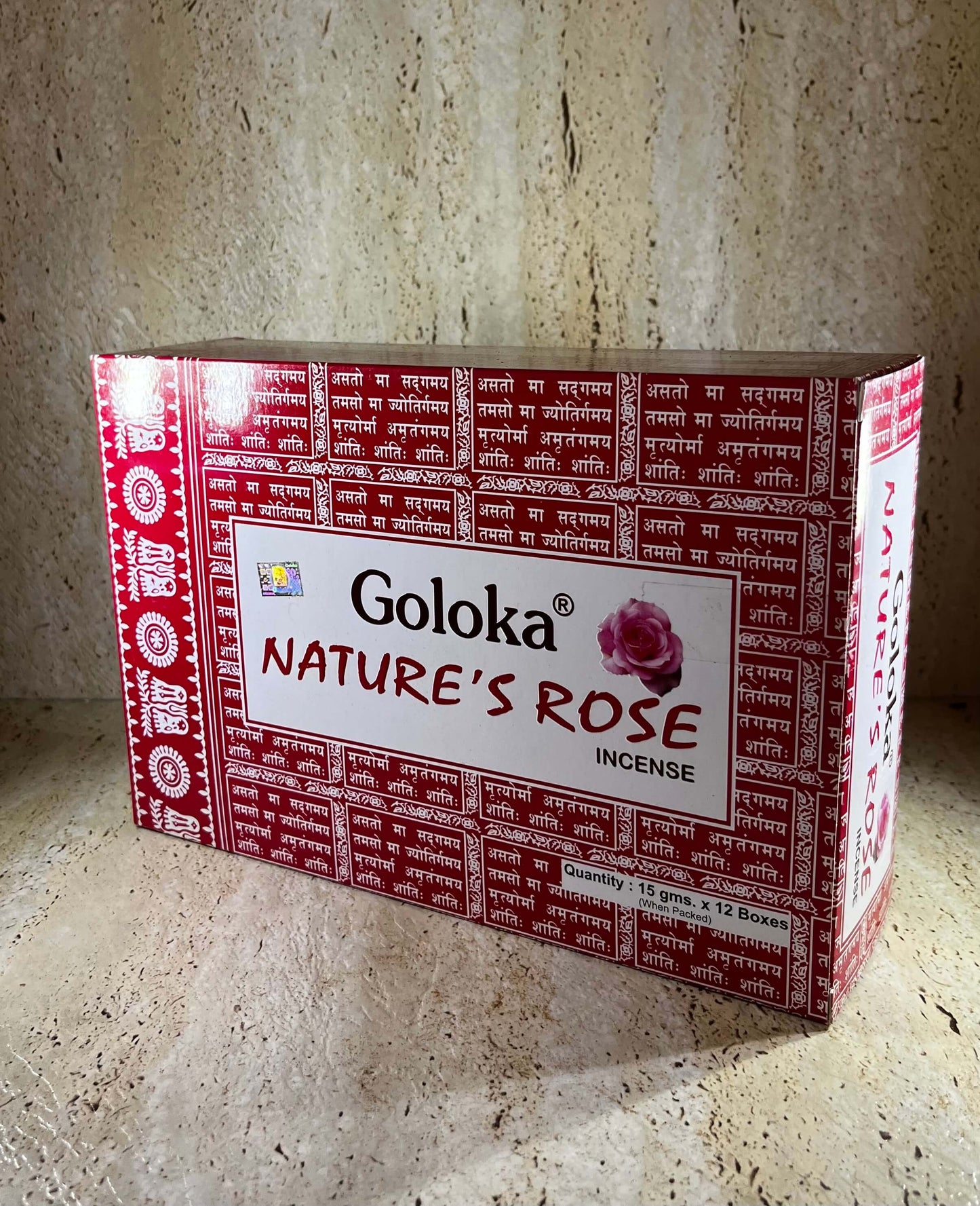 Goloka Nature's Rose incense