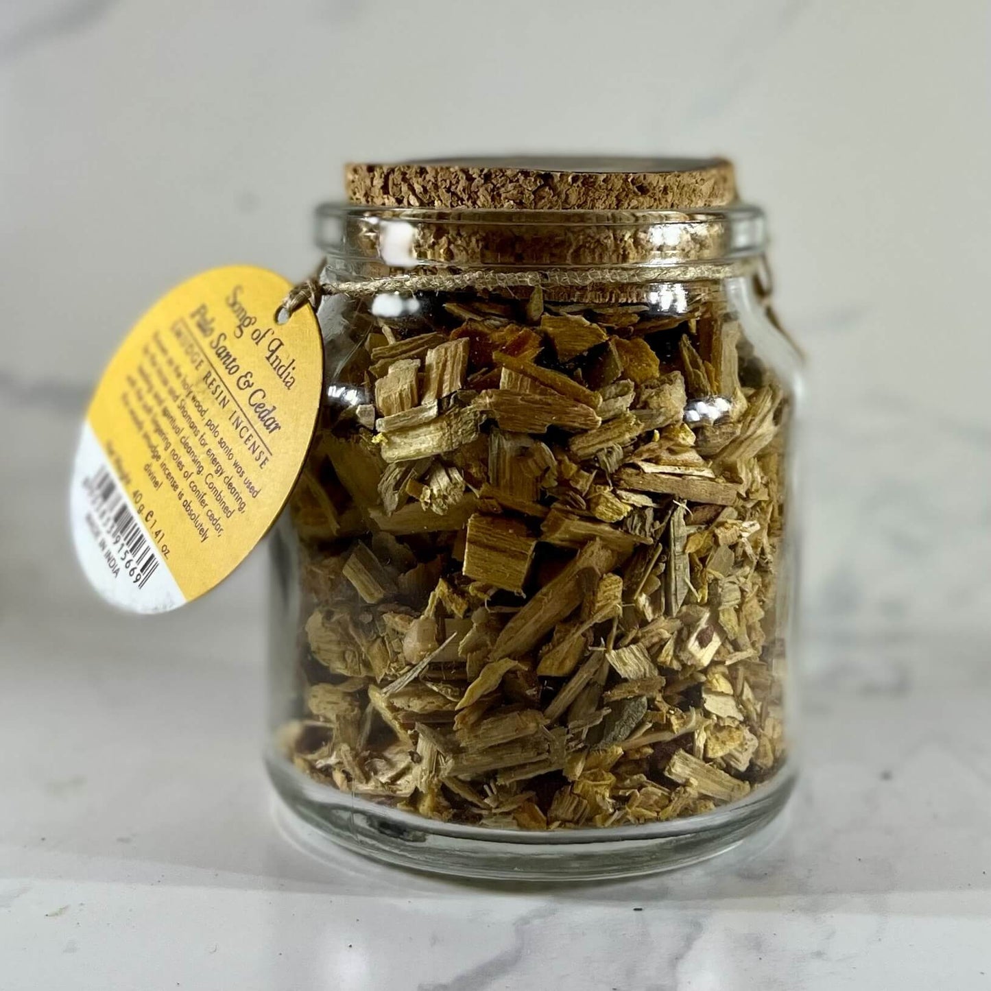 Organic Goodness Smudge Resin PALO SANTO & CEDAR 80g Jar