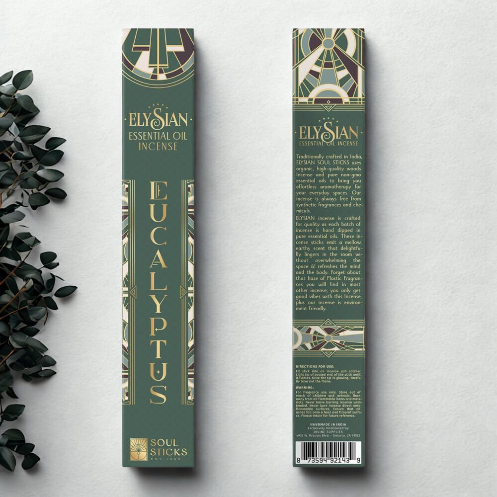 Elysian Essential Oil Incense EUCALYPTUS