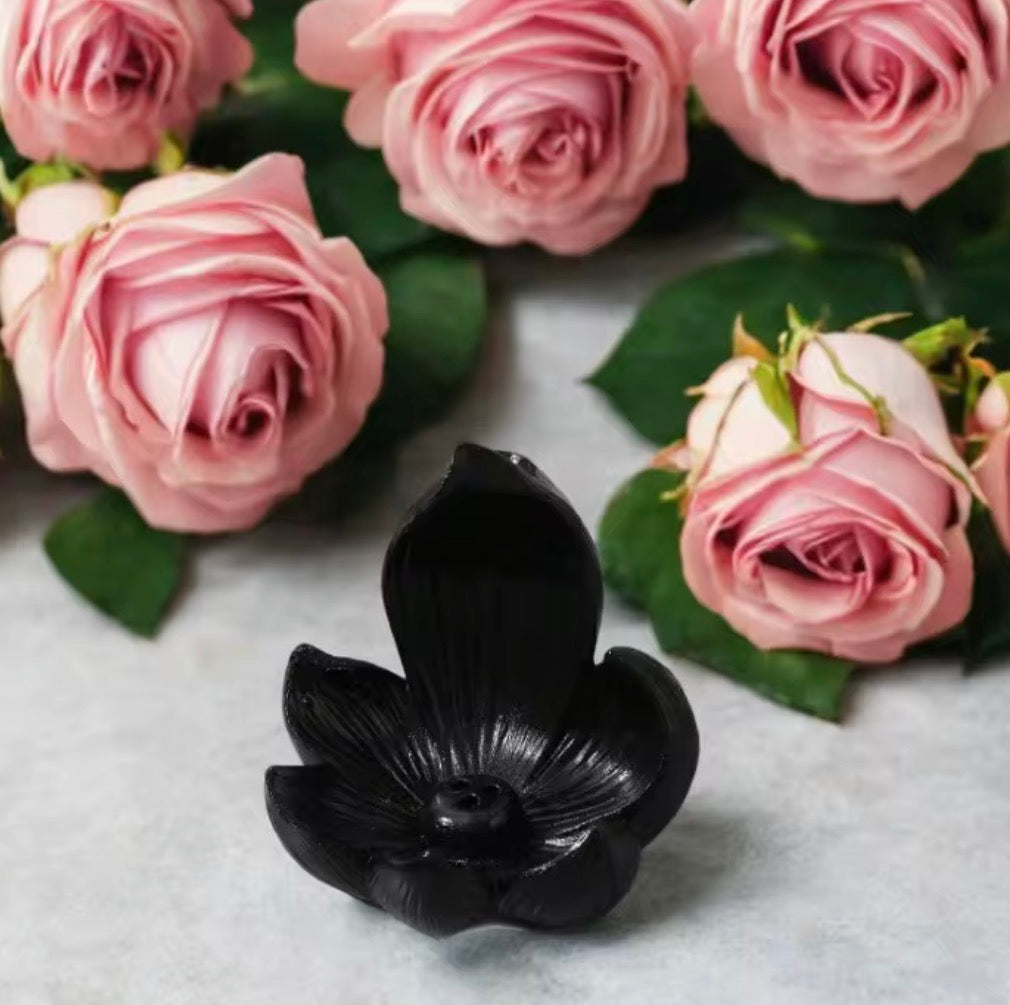 Lotus Ceramic Backflow Incense Cone Holder