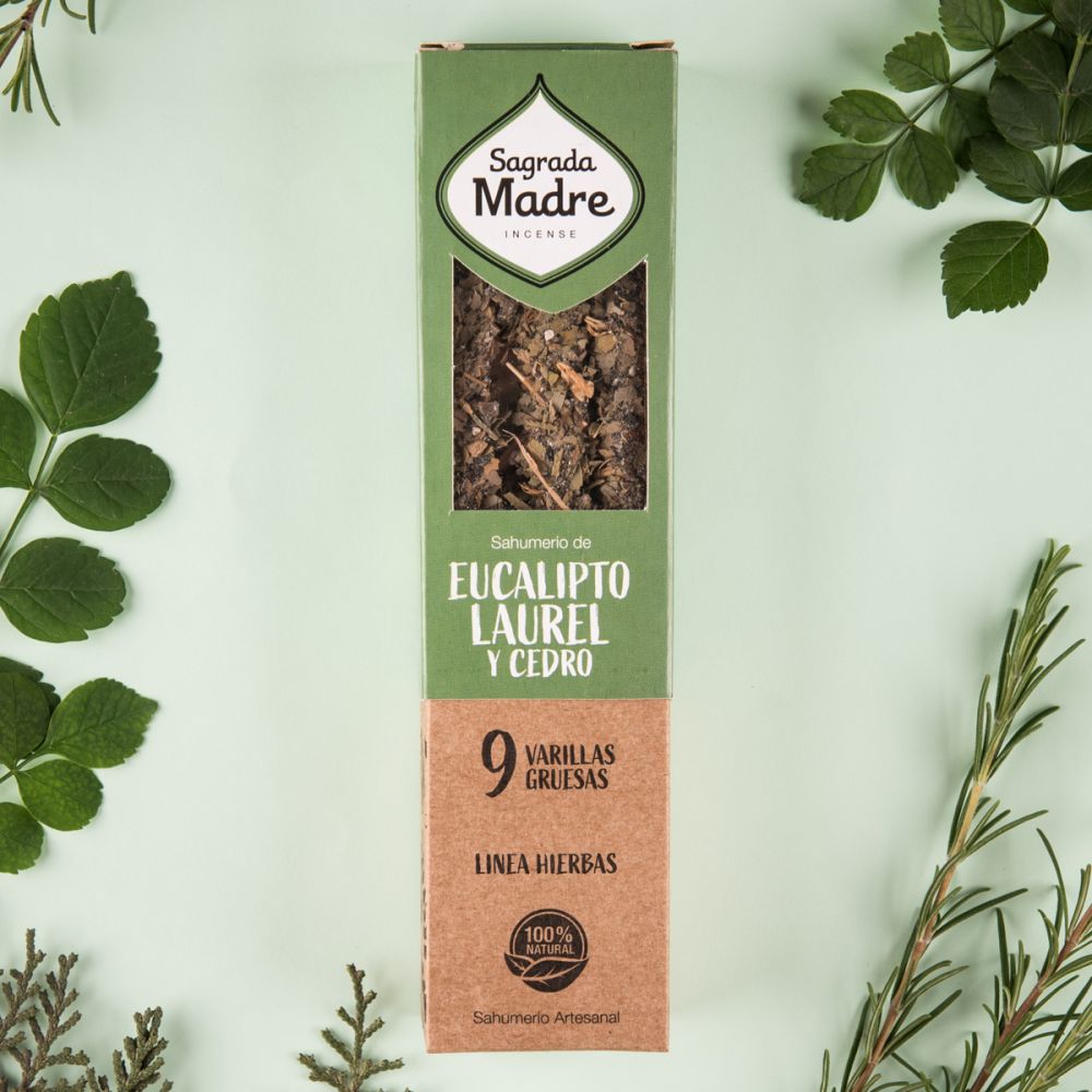 Sagrada Madre Herb Incense EUCALYPTUS,BAY LEAF & CEDAR – Incense Australia