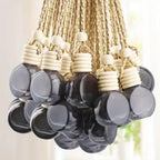 Essential oil Car diffuser refillable BLACK ROUND