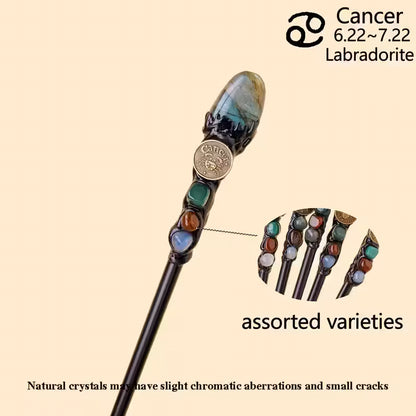 Zodiac Gemstone Wands with Stones