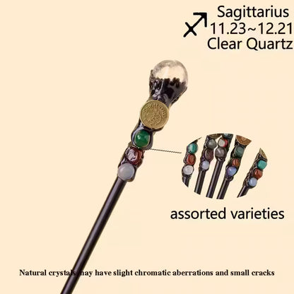 Zodiac Gemstone Wands with Stones