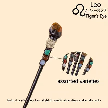 Zodiac Gemstone Wands with Stones