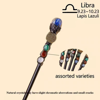 Zodiac Gemstone Wands with Stones