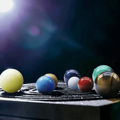 The Nine Planets Crystal Gemstone Set