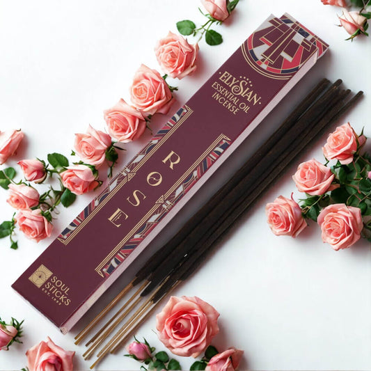 Elysian Essential Oil Incense ROSE