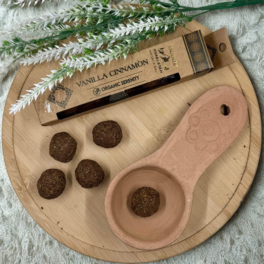 Ananda Himalayan Masala Smudge Ball Bomb VANILLA CINNAMON