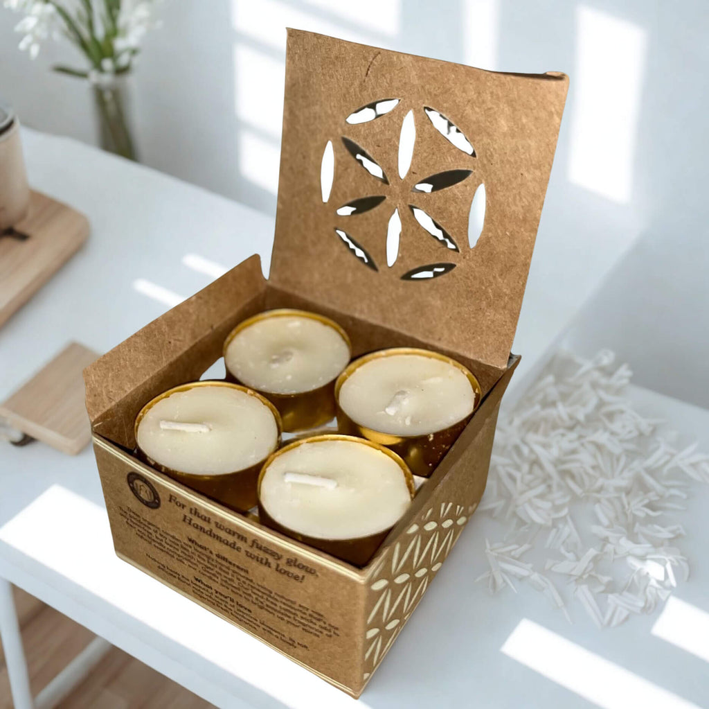 Organic Goodness Tealight Candles JASMINE 12 candles