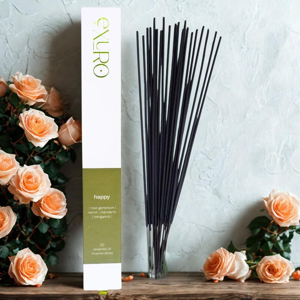 Exuro Australian Made Incense HAPPY