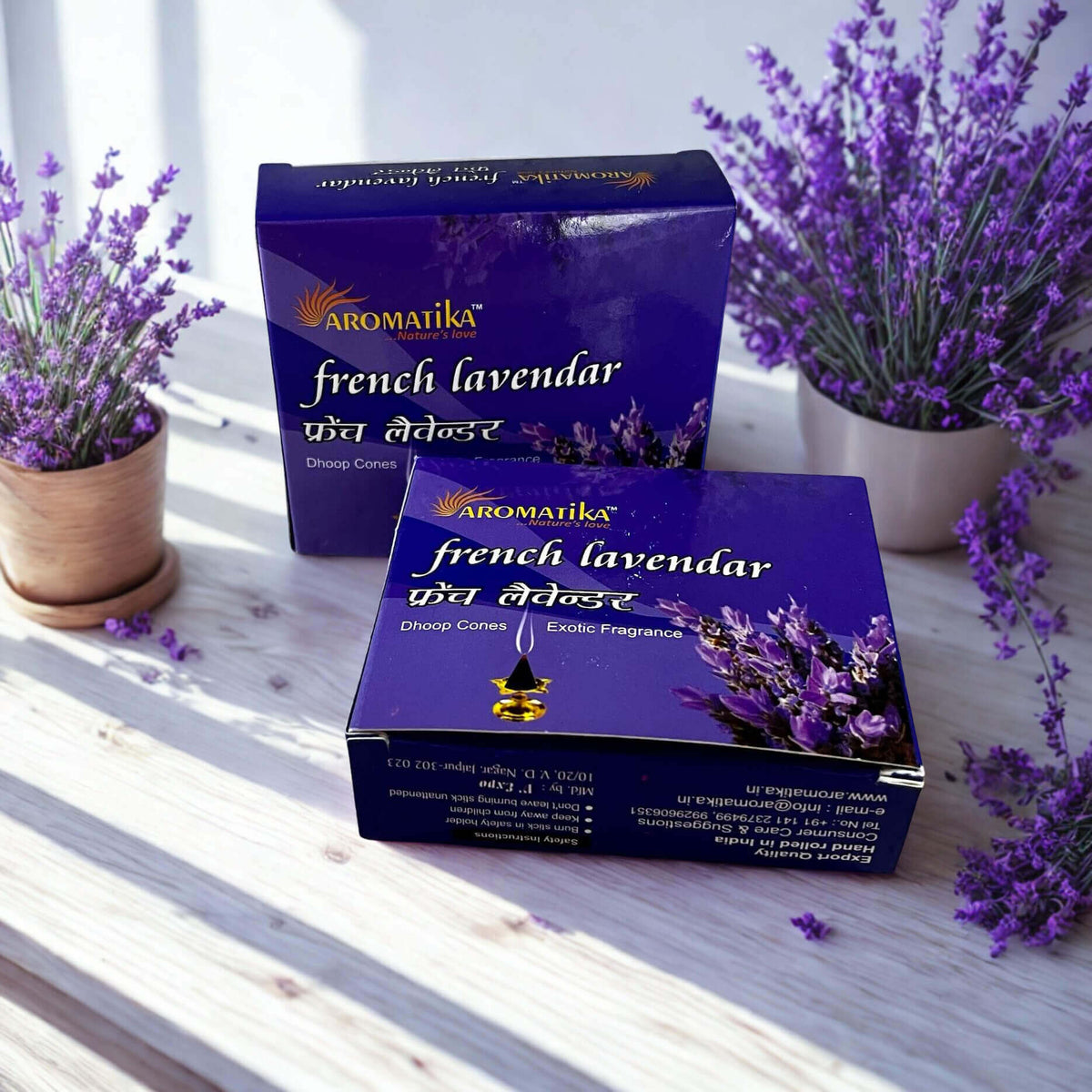 Aromatika French Lavender incense cones