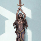 Lady of the Lake and Excalibur Bronze Figurine 33cm