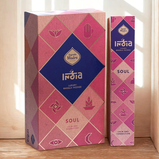 Sagrada Madre Luxury Masala Incense Sticks SOUL for Calm and Collection