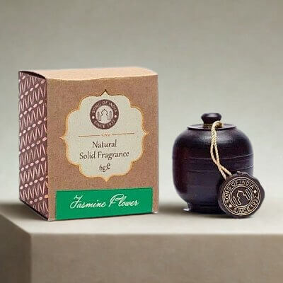 Song Of India Natural Solid Perfume JASMINE FLOWER 6g