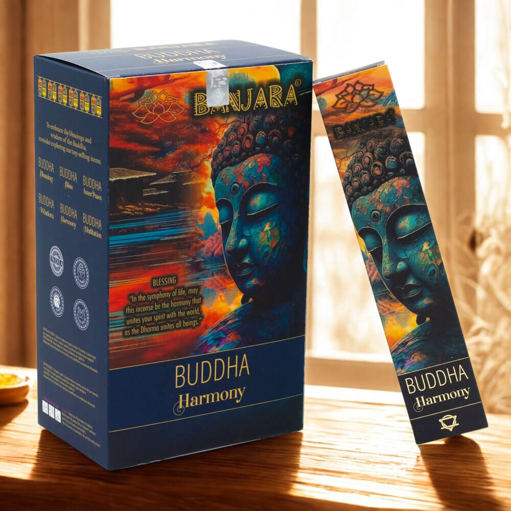 Banjara Incense BUDDHA HARMONY Cedarwood & Frankincense