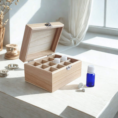 Wooden Oil Storage Box