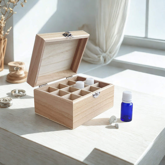 Wooden Oil Storage Box