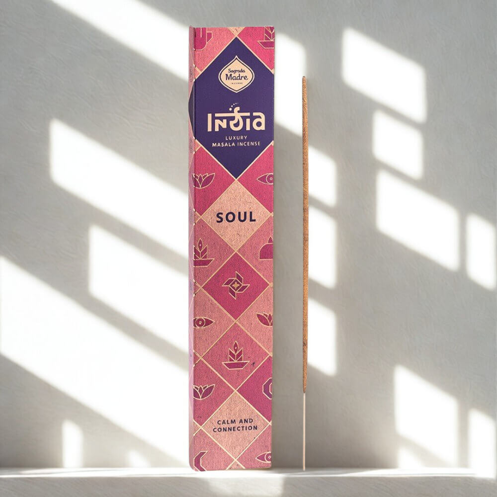 Sagrada Madre Luxury Masala Incense Sticks SOUL for Calm and Collection