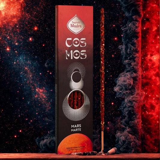Sagrada Madre COSMOS Incense MARS Red Berrise & Palo Santo