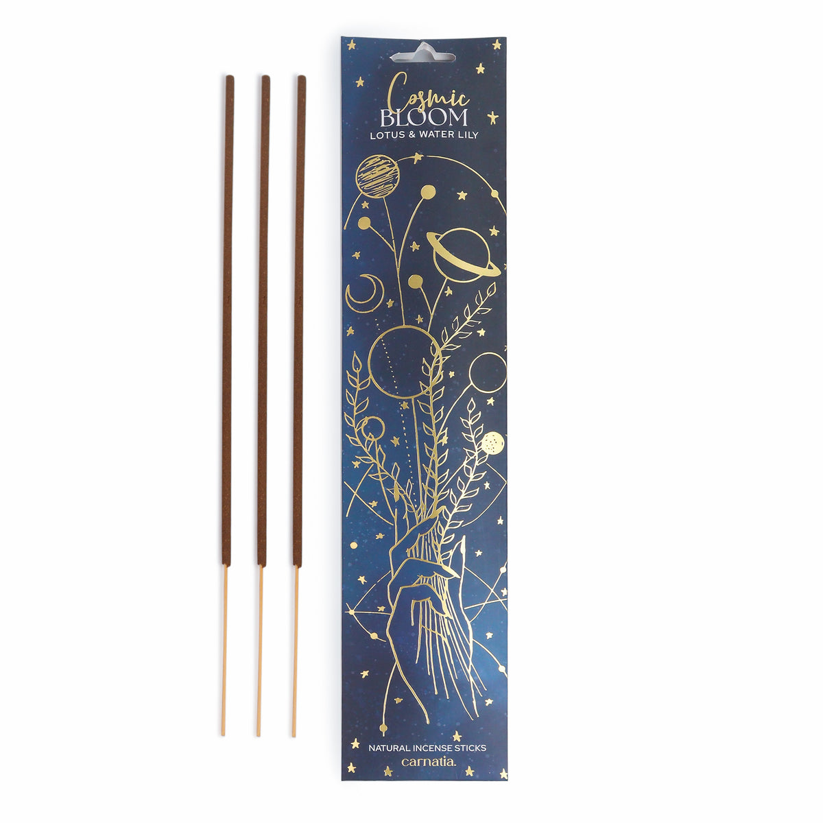 Carnatia Starry Spell COSMIC BLOOM Natural Incense LOTUS & WATER LILY