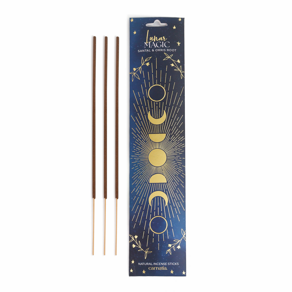 Carnatia Starry Spell LUNAR MAGIC Natural Incense SANTAL & ORRIS ROOT