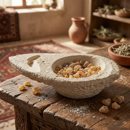 Leaf Cement Incense Burner