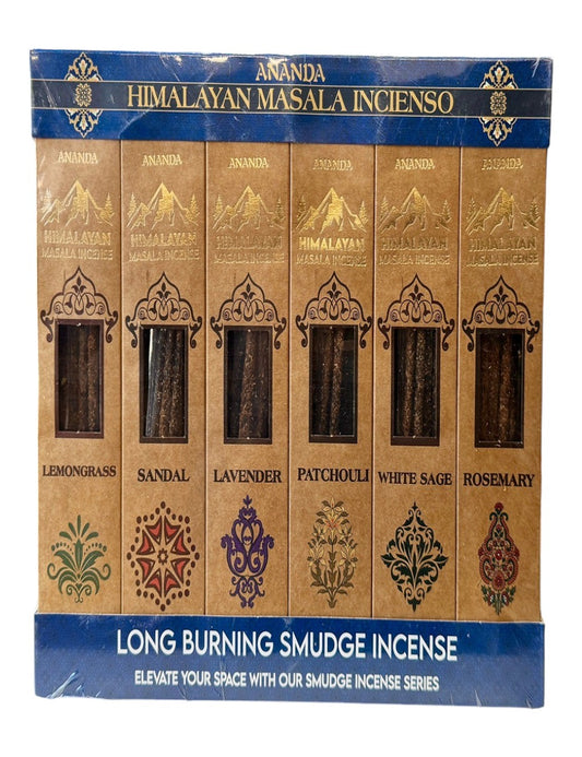 Ananda Natural Himalayan Smudge Incense Collection Set 1