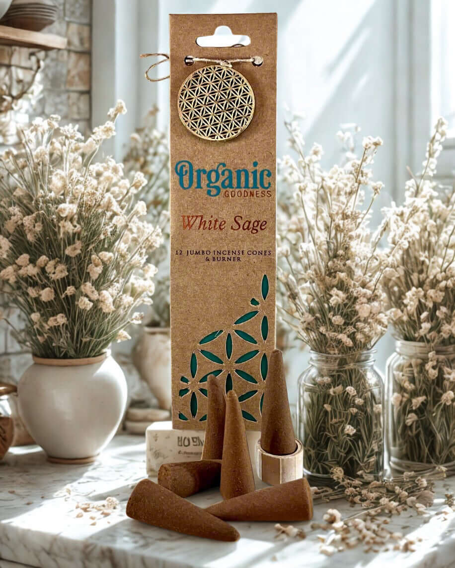 Organic Goodness Cones WHITE SAGE