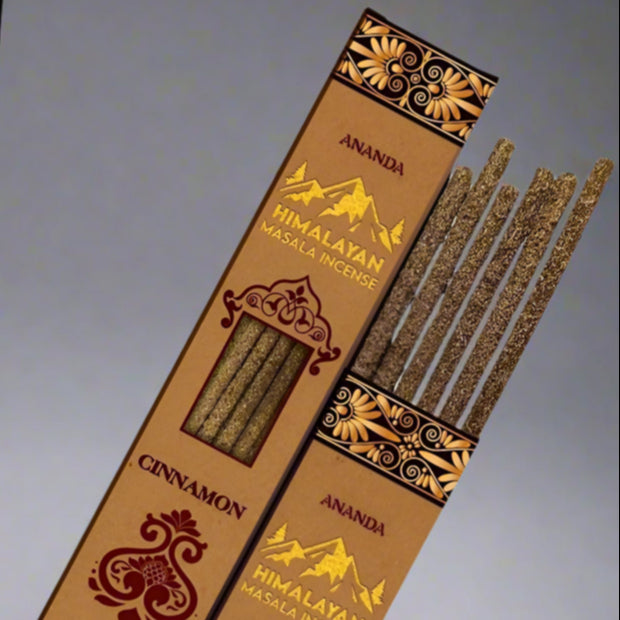 Himalayan Masala Incense sticks with packaging on a white background