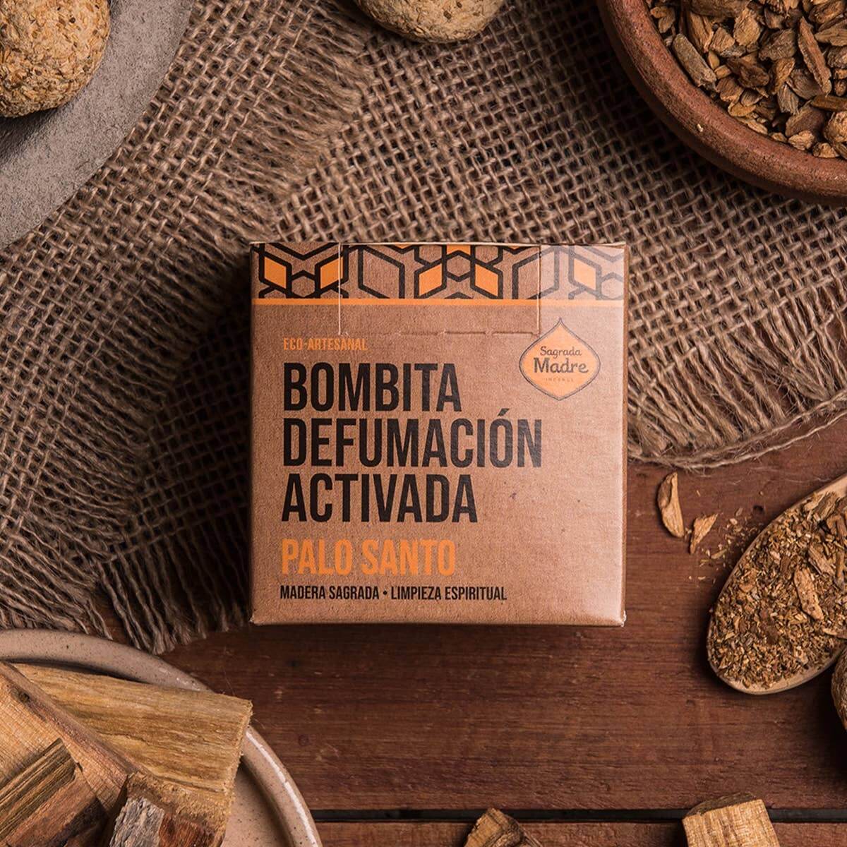 Sagrada Madre Smudge Ball Bomb PALO SANTO