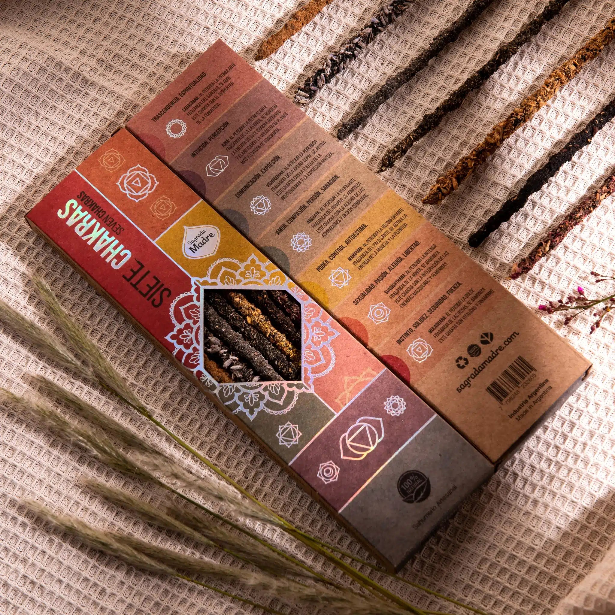 Sagrada Madre Natural Incense 7 CHAKRAS
