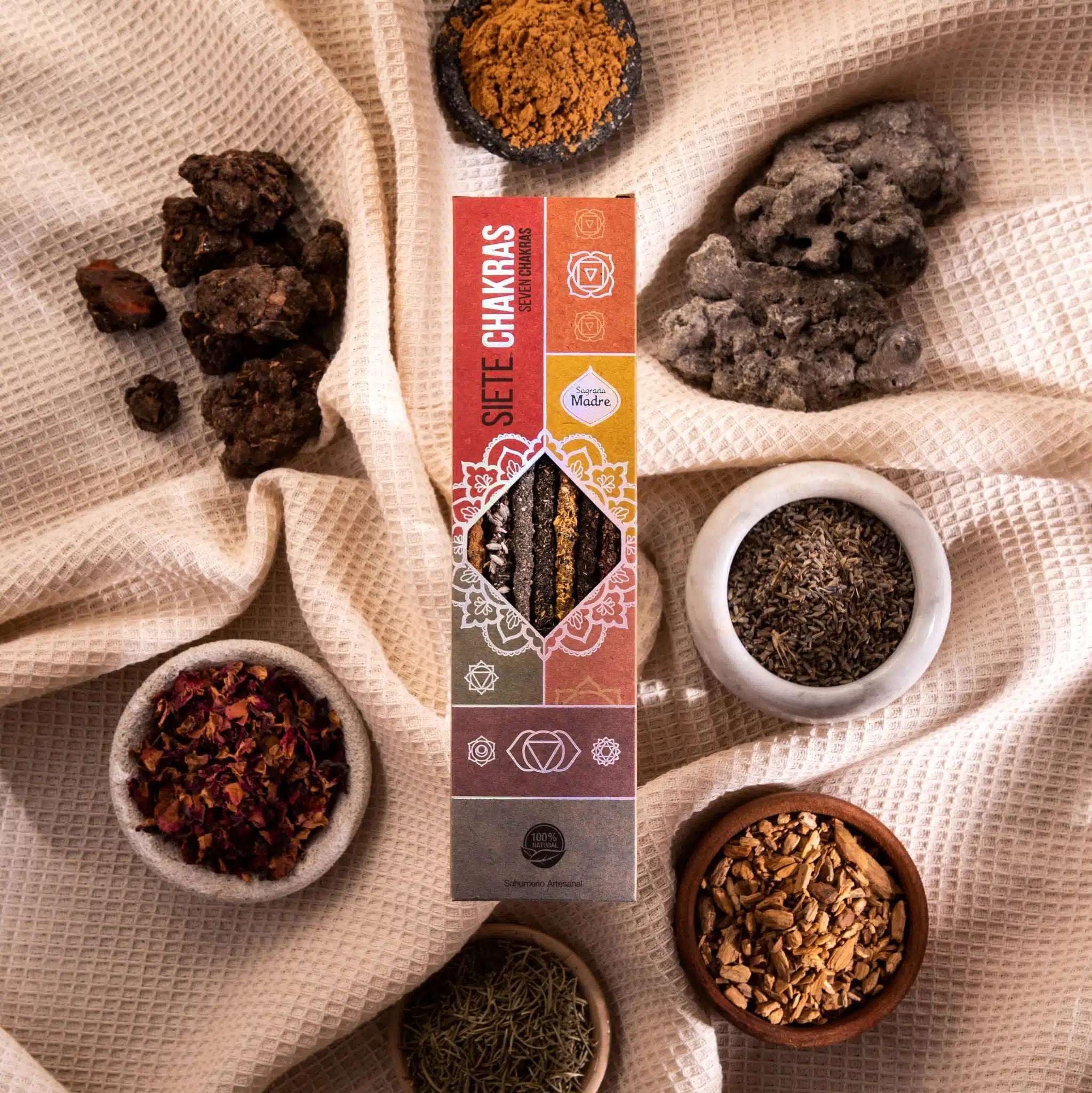 Sagrada Madre Natural Incense 7 CHAKRAS