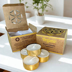 Organic Goodness Tealight Candles SANDALWOOD 12 candles