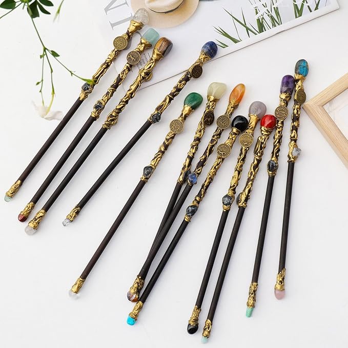 Zodiac Gemstone Wands