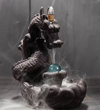 Dragon Ceramic Backflow Incense Cone Holder