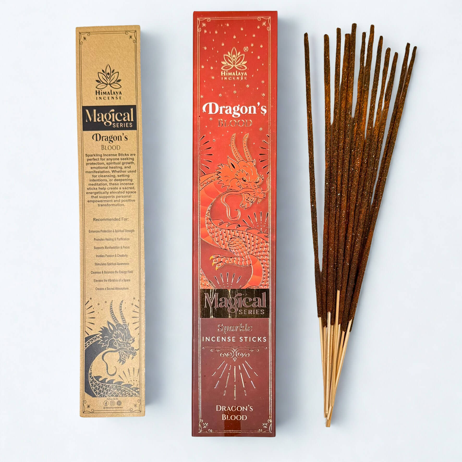 Himalayan Magical Series DRAGONS BLOOD sparkle incense