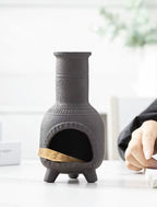 Ceramic Palo Santo Smudge Holder chimney