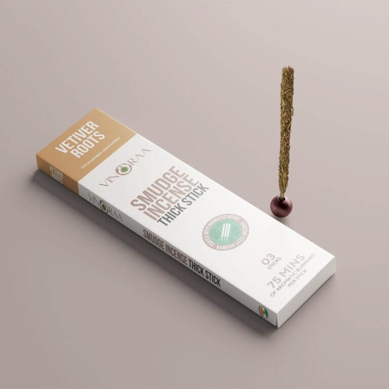Smudge Incense Thick sticks VETIVER ROOTS