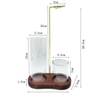 2 in 1 Glass Hanging Incense Holder & Burner