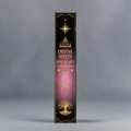 Aroma Crystal Scents packaging with purple and gold design on a white background