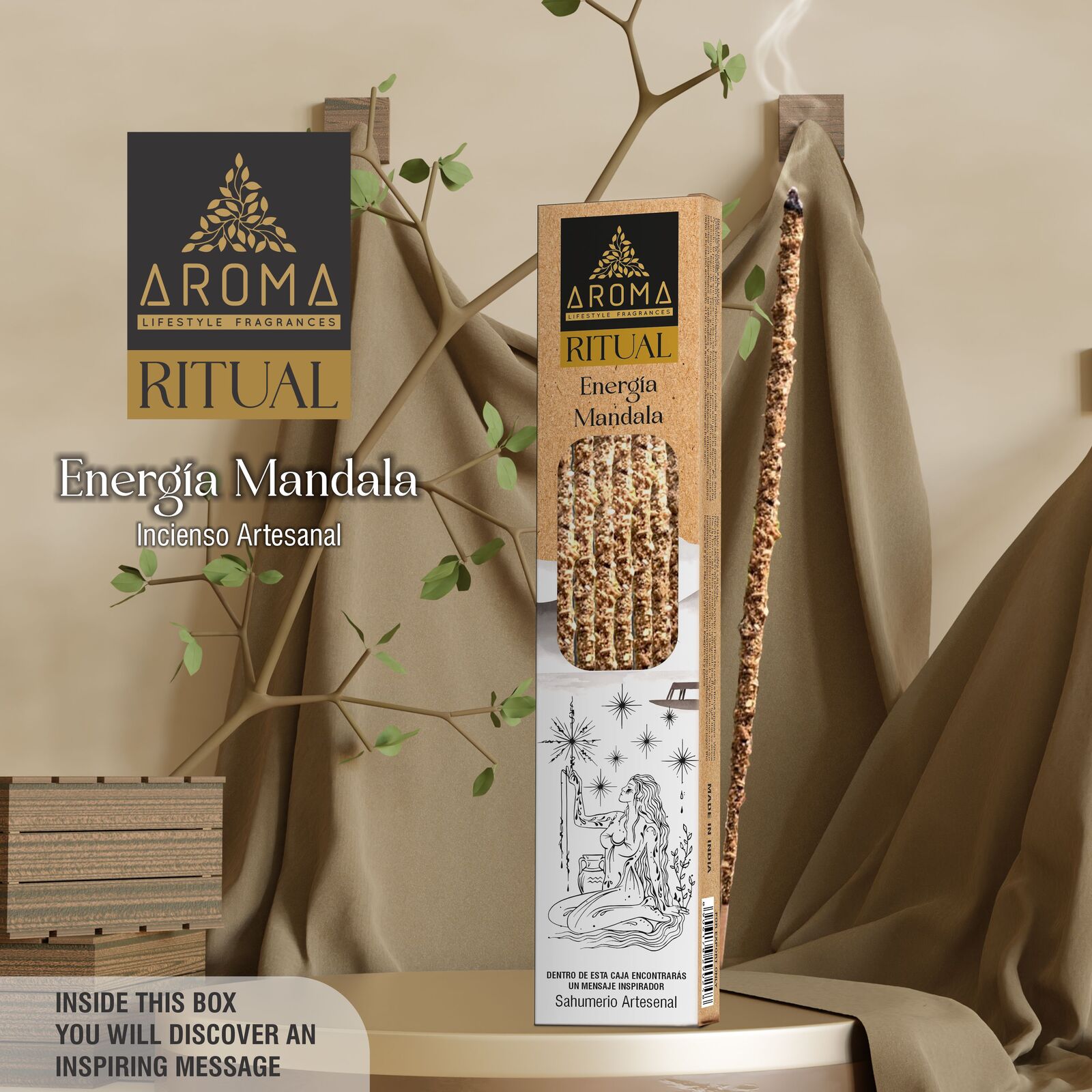 AROMA Ritual Collection Incense Sticks ENERGY MANDALA