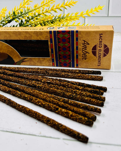 Sacred Elements Artisan Organic Incense AMBER