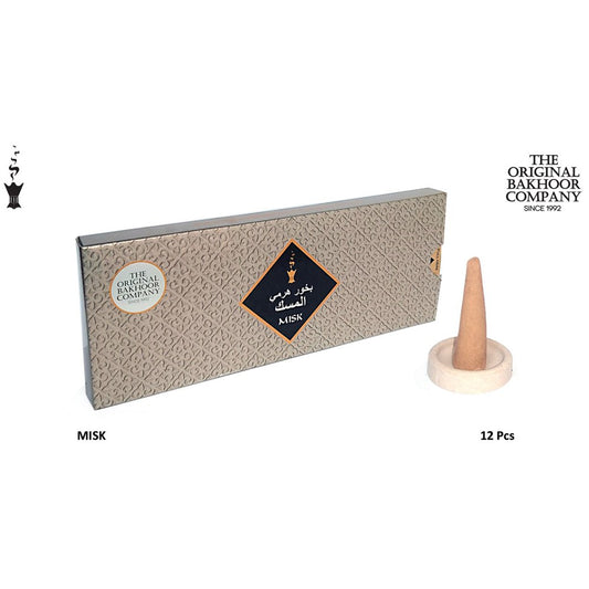 The Original Bakhoor Company Misk Harami Bakhoor Incense Cones 40gms