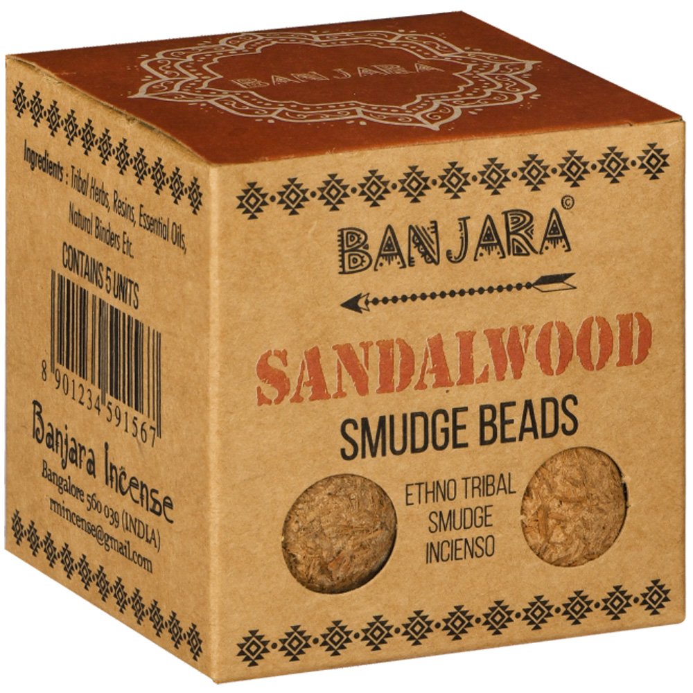 Banjara Smudge Beads SANDALWOOD