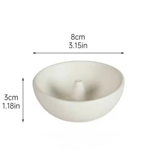 Porcelain incense holder