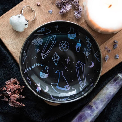 Crystal Witch Print Ceramic Trinket Dish