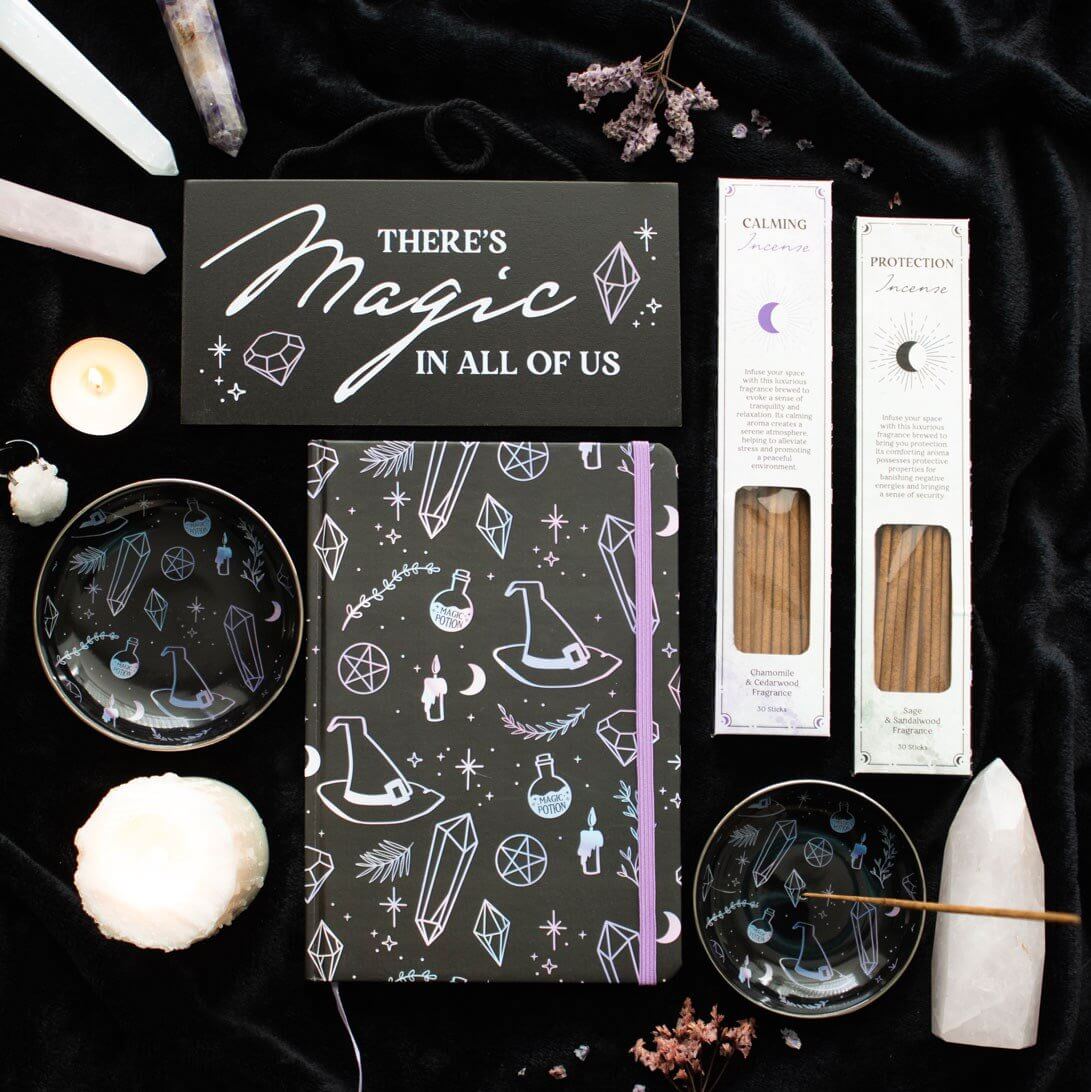 Crystal Witch Print Ceramic Trinket Dish