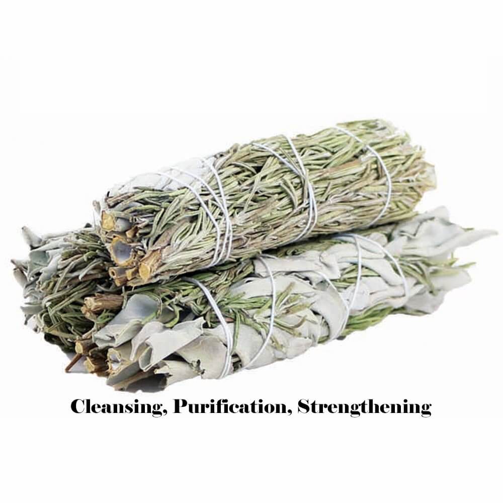 White & Copal Sage Smudge stick 10cm